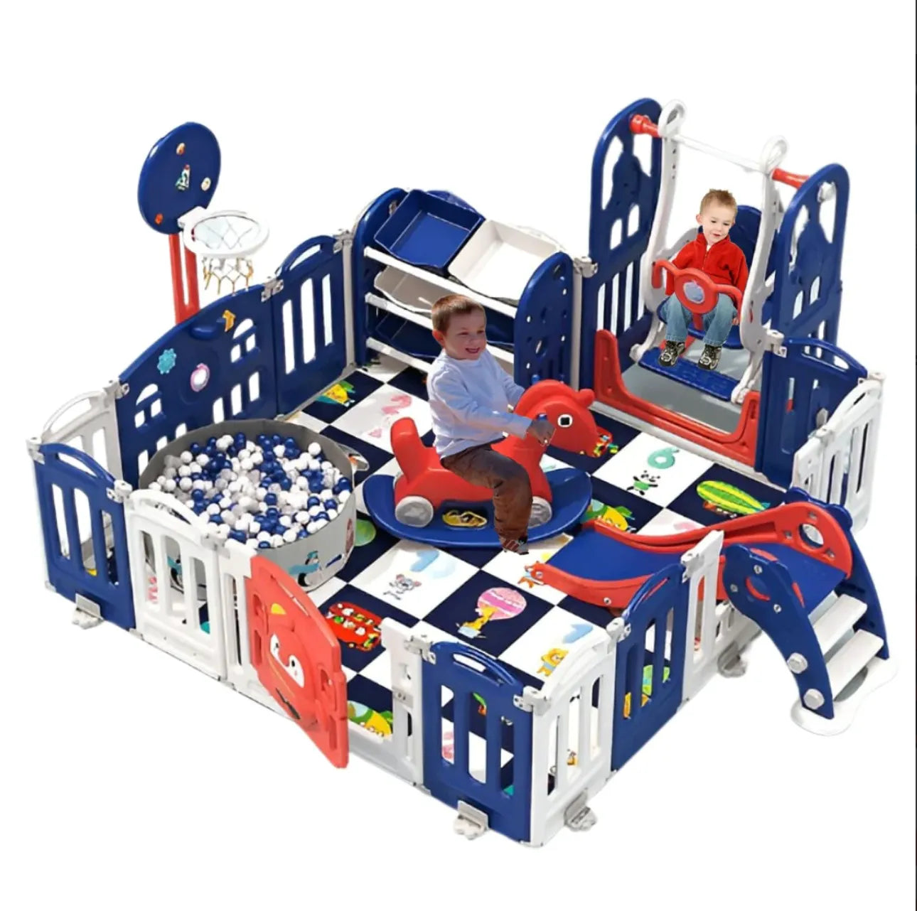 Baby Playground Area With Multiple Activities