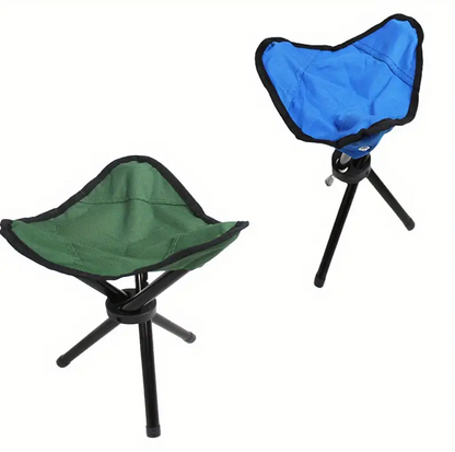 Versatile Foldable Seating Options for Office, Fishing, and Outdoor Use: Folding Chair, Small Bench, Triangle Stool, and Outdoor Seating Solution