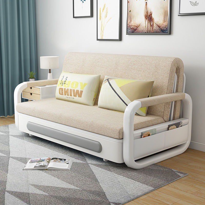 Foldable Sofa Bed with Hidden Storage